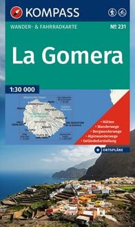 Produktbild: KOMPASS Wanderkarte 231 La Gomera 1:30.000
