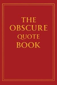 Produktbild: The Obscure Quote Book