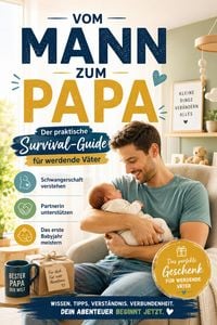 Produktbild: Vom Mann zum Papa: Der praktische Survival-Guide f&uuml;r werdende V&auml;ter-Schwangerschaft verstehen, Partnerin unterst&uuml;tzen & das erste Babyjahr meistern
