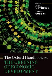 Produktbild: The Oxford Handbook on the Greening of Economic Development