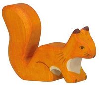 Produktbild: Eichhörnchen, stehend, orange