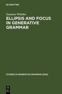 Produktbild: Ellipsis and Focus in Generative Grammar
