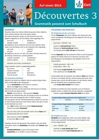 Produktbild: D&eacute;couvertes 3 - Auf einen Blick