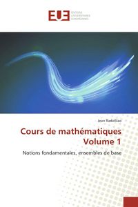 Produktbild: Cours de math&eacute;matiques Volume 1
