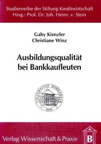 Produktbild: Ausbildungsqualität bei Bankkaufleuten