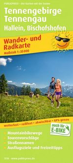 Produktbild: Publicpress Rad- und Wanderkarte Tennengebirge, Tennengau, Hallein, Bischofshofen 1:35.000