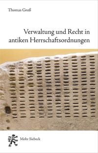 Produktbild: Verwaltung und Recht in antiken Herrschaftsordnungen