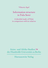 Produktbild: Information structure in Fula-Serer