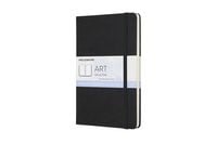 Produktbild: Moleskine Aquarell Notizbuch Large/A5, 200G-Aquarellpapier, Hard Cover, Schwarz