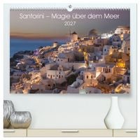 Produktbild: Santorini - Insel im Licht der &Auml;g&auml;is (hochwertiger Premium Wandkalender 2027 DIN A2 quer), Kunstdruck in Hochglanz