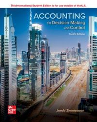 Produktbild: ISE Accounting for Decision Making and Control