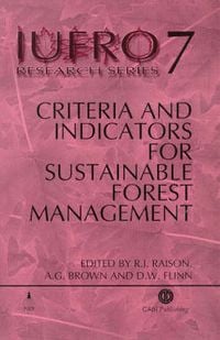Produktbild: Criteria and Indicators for Sustainable Forest Management