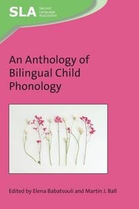Produktbild: An Anthology of Bilingual Child Phonology