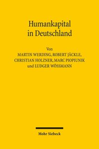 Produktbild: Humankapital in Deutschland