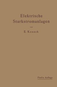 Produktbild: Elektrische Starkstromanlagen