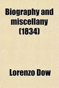 Produktbild: Biography and Miscellany