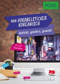 Produktbild: PONS 444 Vokabelsticker Koreanisch