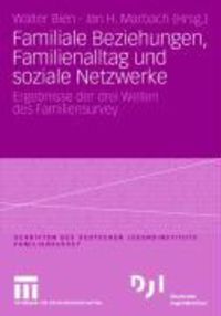 Produktbild: Familiale Beziehungen, Familienalltag und soziale Netzwerke