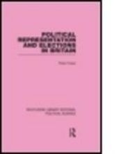 Produktbild: Political Representation and Elections in Britain