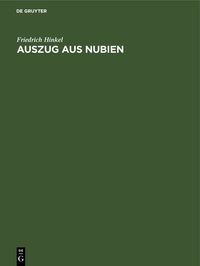 Produktbild: Auszug aus Nubien