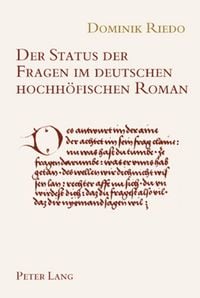 Produktbild: Der Status der Fragen im deutschen hochh&ouml;fischen Roman