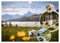Produktbild: Naturparadies Allg&auml;u - Von Oberstdorf bis F&uuml;ssen (Wandkalender 2026 DIN A4 quer), CALVENDO Monatskalender