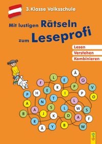 Produktbild: Mit lustigen R&auml;tseln zum Leseprofi - 3. Klasse Volksschule