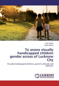 Produktbild: To assess visually handicapped children gender across of Lucknow City