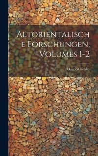 Produktbild: Altorientalische Forschungen, Volumes 1-2