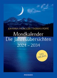 Bild vom Artikel Mondkalender - die Jahresübersichten 2024-2034 vom Autor Johanna Paungger