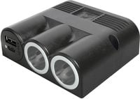 Produktbild: ProCar Aufbaudreifachsteckdose mit Power USB-C&reg;/A Doppelsteckdose 12 oder 24 V/DC