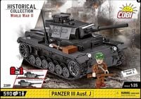 Bild vom Artikel COBI Historical Collection 2289 - Panzer III Ausf.J 2in1 Modell, 590Klemmbausteine, 1 Figur vom Autor 