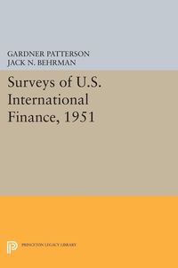 Produktbild: Surveys of U.S. International Finance, 1951