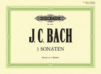 Produktbild: Bach, J: Three Sonatas for Piano Duet