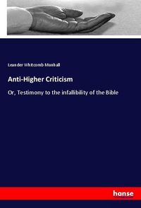 Produktbild: Anti-Higher Criticism