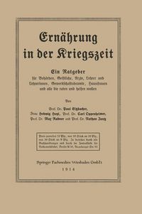 Produktbild: Ern&auml;hrung in der Kriegszeit