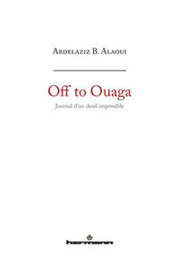 Produktbild: Off to ouaga