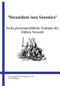 Produktbild: Secundum iura Saxonica