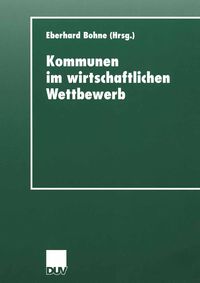 Produktbild: Kommunen im wirtschaftlichen Wettbewerb