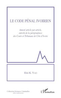 Produktbild: Le code p&eacute;nal ivoirien