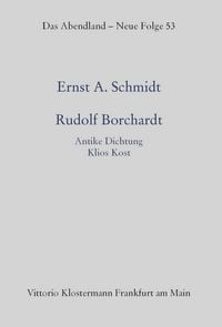 Produktbild: Rudolf Borchardt