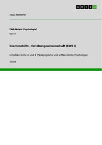 Produktbild: Examenshilfe - Erziehungswissenschaft (EWS I)