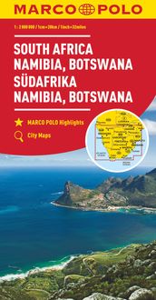 MARCO POLO Kontinentalkarte Südafrika, Namibia, Botswana 1:2 000 000 Marco Polo