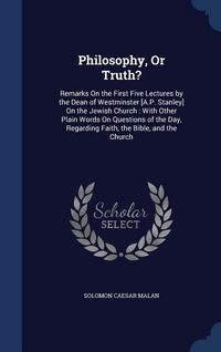 Produktbild: Philosophy, Or Truth?