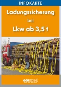 Produktbild: Infokarte Ladungssicherung bei Lkw ab 3,5 t
