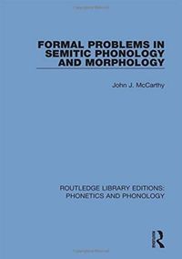 Produktbild: Formal Problems in Semitic Phonology and Morphology