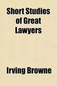 Produktbild: Short Studies of Great Lawyers