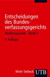 Produktbild: Entscheidungen des Bundesverfassungsgerichts
