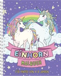 Produktbild: Einhorn-Malbuch f&uuml;r Kinder ab 4 Jahren