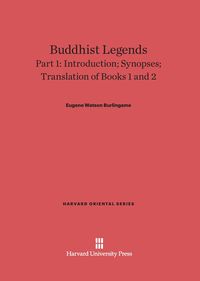 Produktbild: Buddhist Legends, Part 1, Introduction; Synopses; Translation of Books 1 and 2